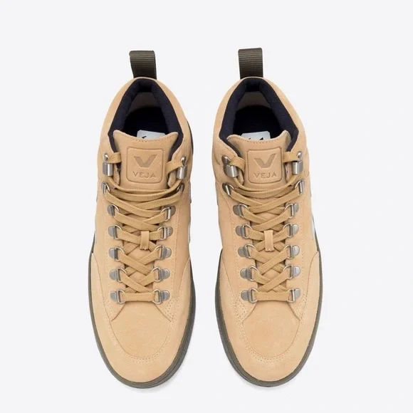 VEJA *NWT* Women’s Roraima Suede Desert Oxford Grey Khaki High Top Sneakers Sz 6 - Picture 14 of 16